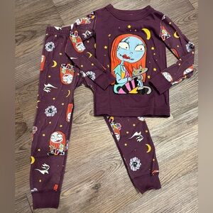 Hanna Andersson Nightmare Before Christmas Sally Pajama Set 4T